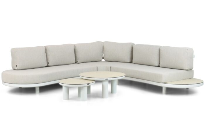 Lifestyle Garden Furniture Harmonic hoek loungeset 5-delig – Wit