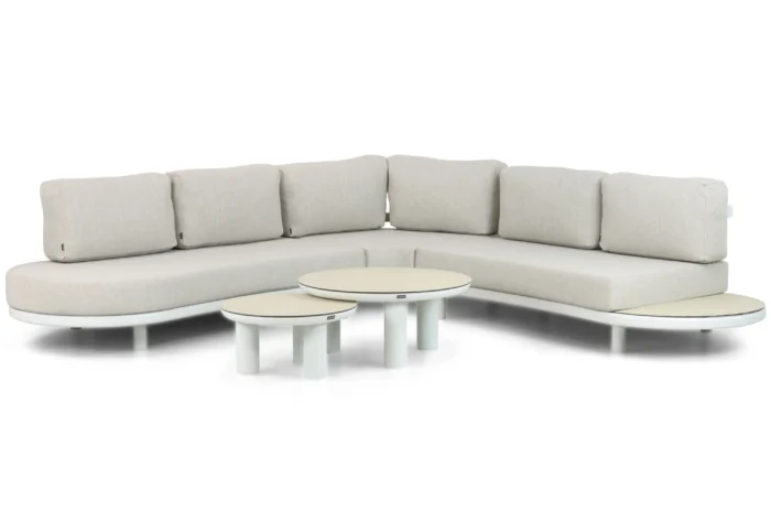 Lifestyle Garden Furniture Harmonic hoek loungeset 5-delig - Wit