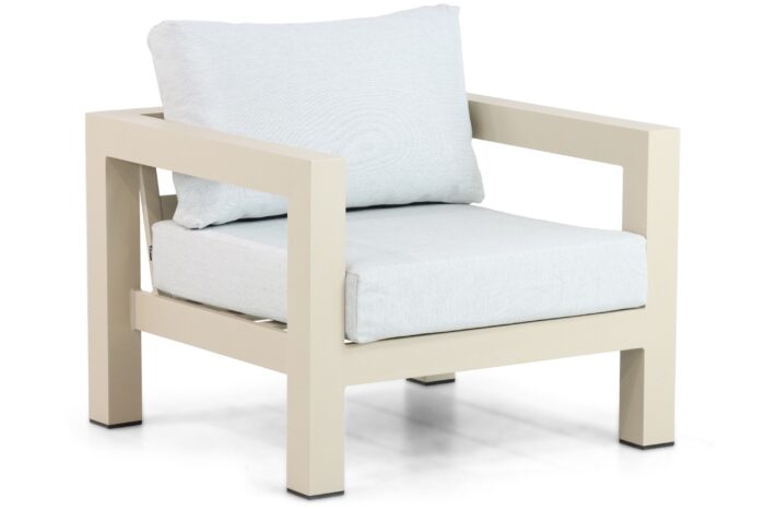 Lifestyle Garden Furniture Luca lounge tuinstoel – Taupe-naturel-bruin
