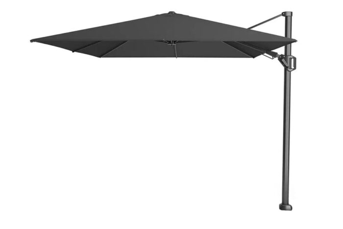 Platinum Sun & Shade | Zweefparasol Challenger T² Premium 350 x 260 cm | Faded Black