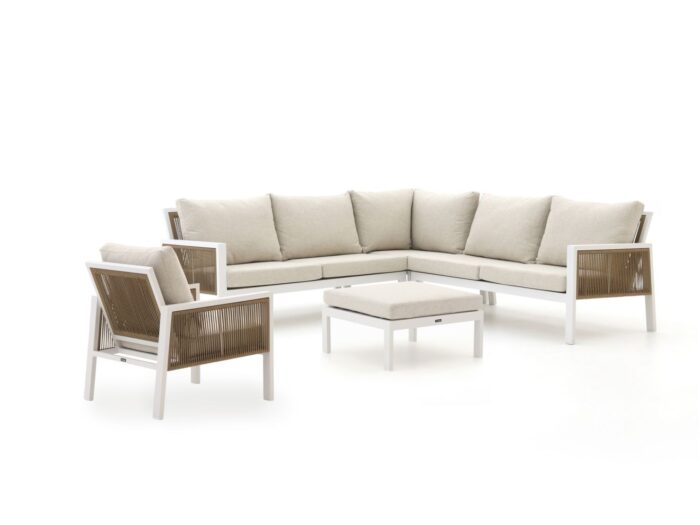 Manifesto Furniture + 15% kassakorting | Manifesto Alzano hoek loungeset 5-delig – Taupe
