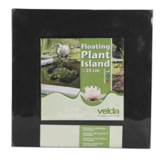 Velda Floating Plant Island vierkant 25 cm vijveraccesoires - zwart