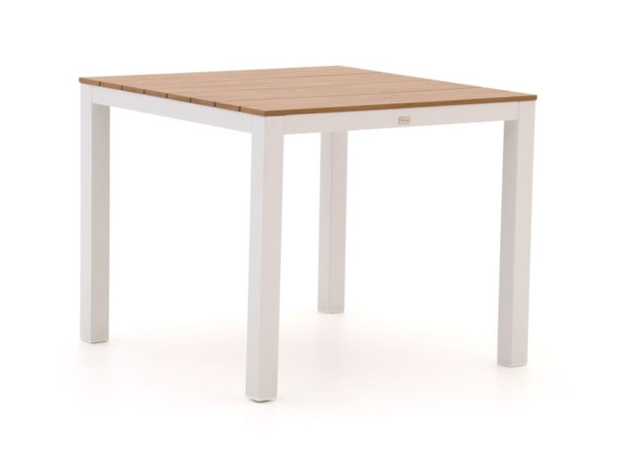Bellagio tuinmeubelen Bellagio Fidenza dining tuintafel 90x90x75cm Laagste prijsgarantie! – Wit