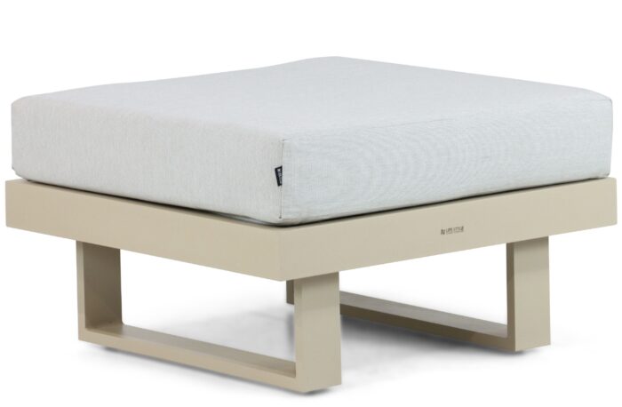 Lifestyle Garden Furniture Lorenzo lounge voetenbank – Taupe-naturel-bruin
