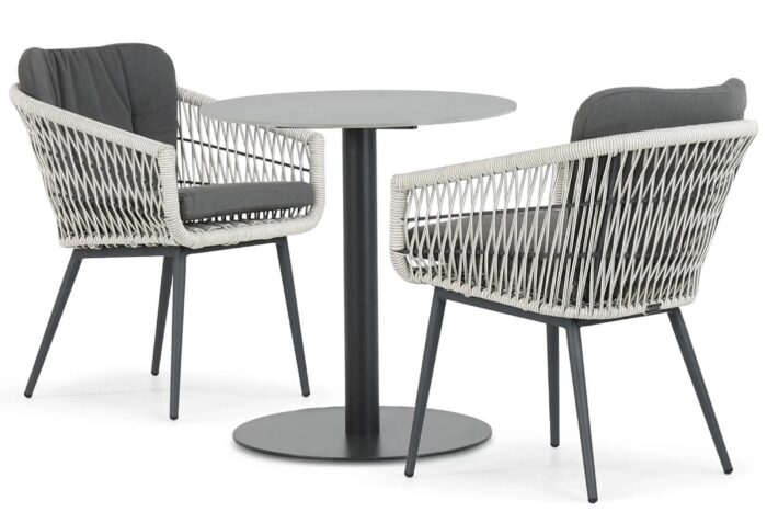 Lifestyle Garden Furniture Western/Como 70 cm bistroset 3-delig – Wit
