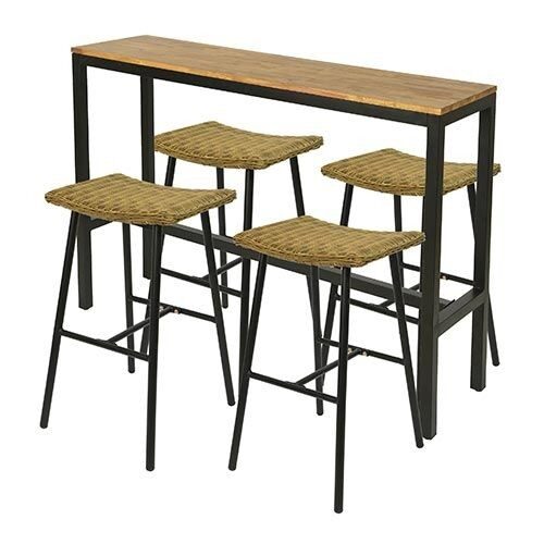 Own Barset Hanoi zwart tuinmeubel – tweekleurig