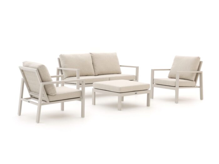 Manifesto Furniture Manifesto Alzano stoel-bank loungeset 4-delig Laagste prijsgarantie! – Taupe