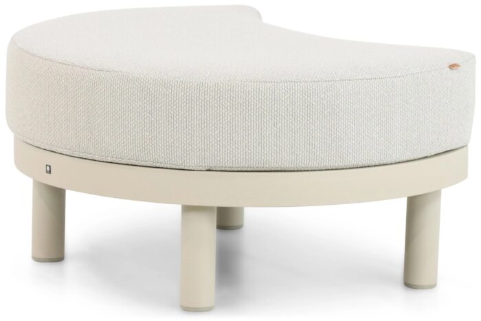 Santika Furniture Nanda lounge voetenbank – Taupe-naturel-bruin