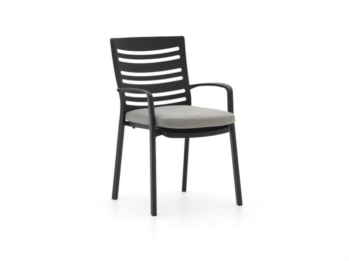 Hartman tuinmeubelen Hartman Alexandra dining tuinstoel stapelbaar Laagste prijsgarantie! – Grijs