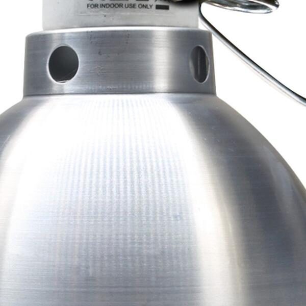 Aquadistri Reflector met klem en keramische e27 fitting 14 cm rvs Arcadia – grijs