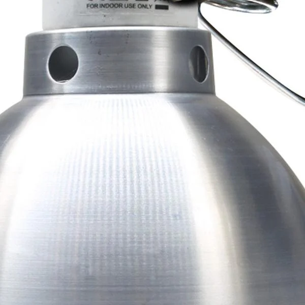 Aquadistri Reflector met klem en keramische e27 fitting 14 cm rvs Arcadia - grijs