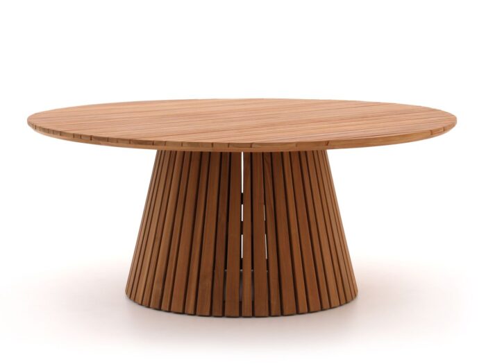 Bellagio tuinmeubelen Santa Severina dining tuintafel ø150cm (h: 76cm) – Bruin