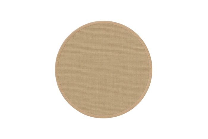 Vloerkleed Sisal Sana 200 cm rond creme – Transparant