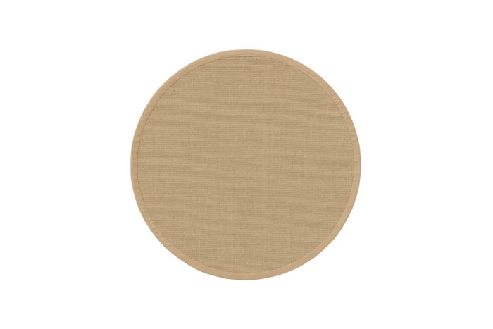 Vloerkleed Sisal Sana 200 cm rond creme - Transparant