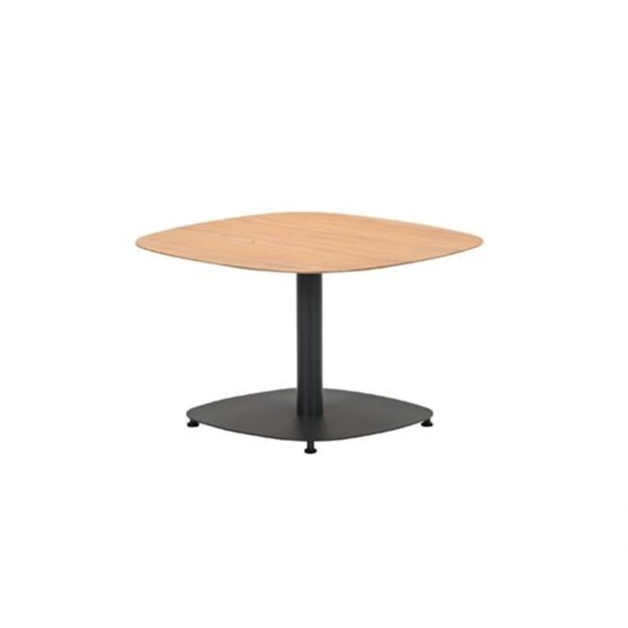 Garden impressions Leon Bijzettafel Licht Teak Look 70x70x43 cm – bruin;grijs