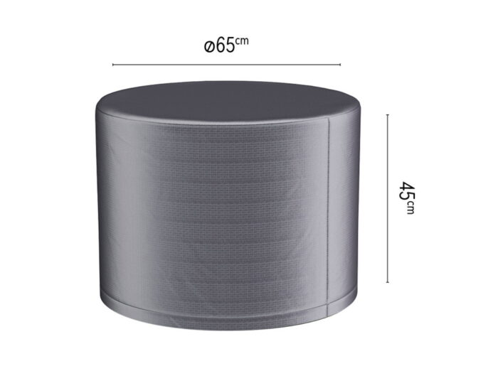 Aerocover Vuurtafelhoes dia. 65xH45 cm antraciet – zwart