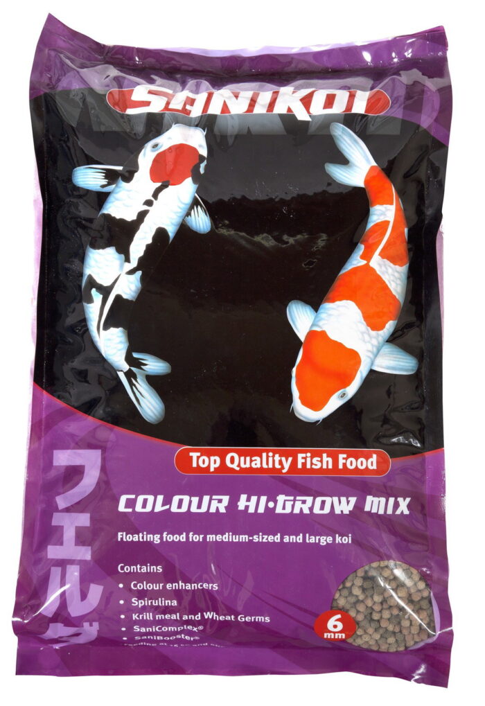Velda Karpervoer Sanikoi Colour Hi-Grow Mix 6 mm 10 liter