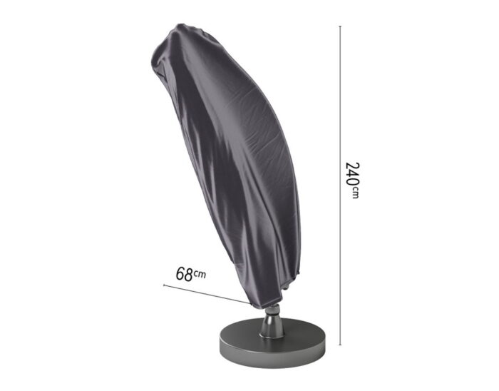 Aerocover Zweefparasolhoes 240 x 68 cm – grijs