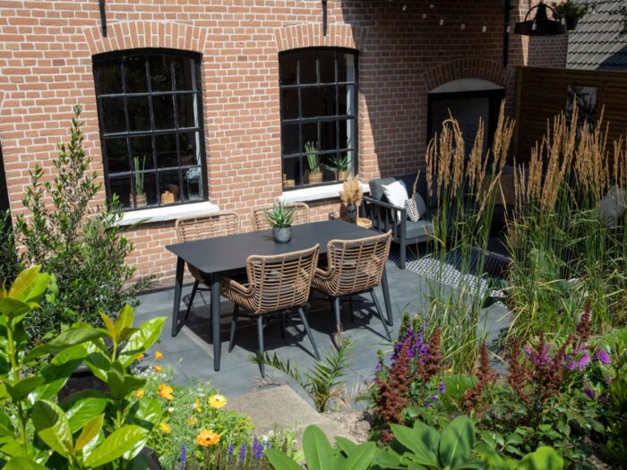 Intenso Furniture Intenso Asti/Sora 220cm dining tuinset 7-delig Laagste prijsgarantie! – Taupe