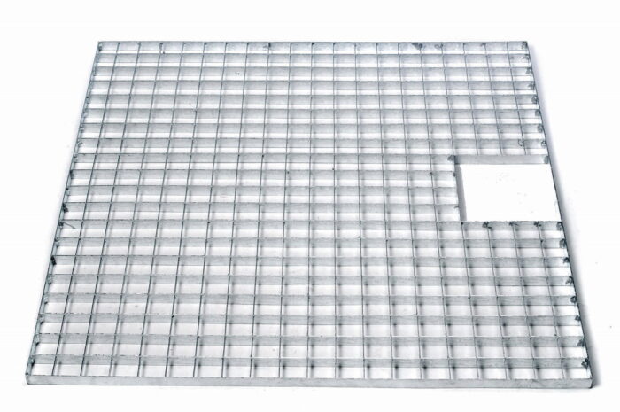 Ubbink Afdekrooster metaal vk l100b100cm – grijs