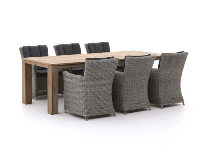 Intenso Furniture Intenso Adriano/ROUGH-X 240cm dining tuinset 7-delig Laagste prijsgarantie! – Bruin