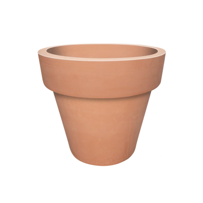 Prestige Kauri grote ronde 450L terracotta plantenbak bloempot – oranje