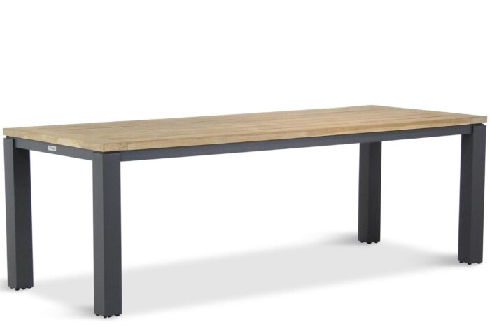 Lifestyle Garden Furniture Veneto dining tuintafel 230 x 90 cm – Grijs-antraciet