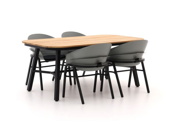 Hartman tuinmeubelen Hartman Tubb dining tuinset 185cm 5-delig verstelbaar Laagste prijsgarantie! – Grijs