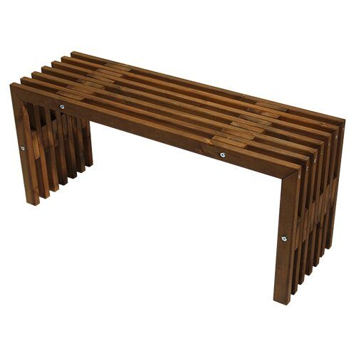 Buitengewoon de boet D-bench 100 pine brown oiled L 100 cm – bruin