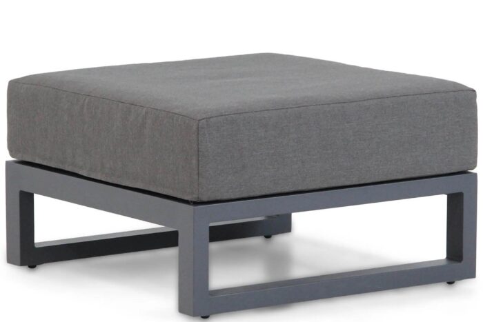 Santika Furniture Salviano lounge voetenbank – Grijs-antraciet