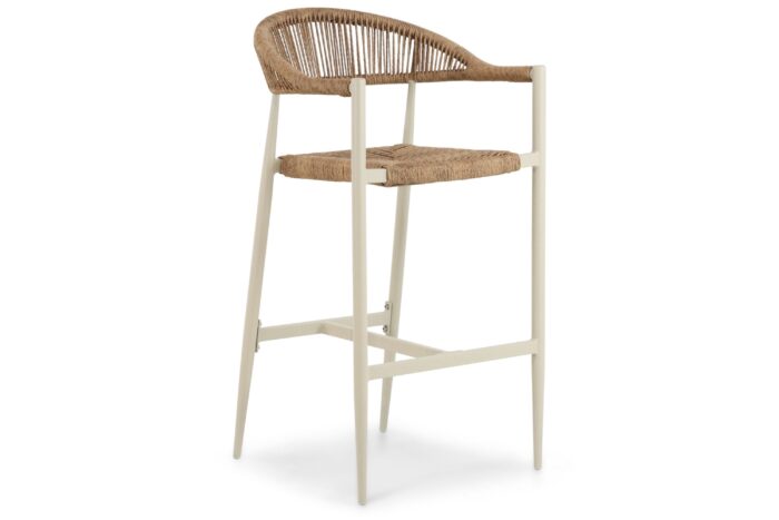 De Laan Projects Laan Granada barstoel – Taupe-naturel-bruin