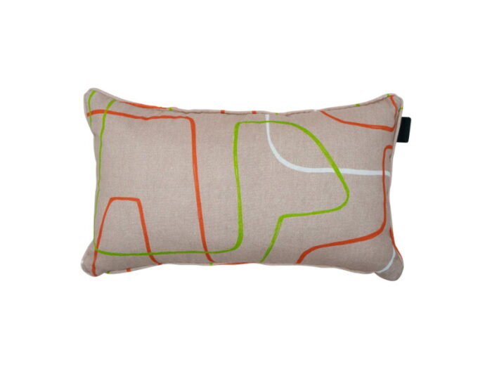 Madison Sierkussen ca. 30×50 cm Met paspel Joah terra – bruin