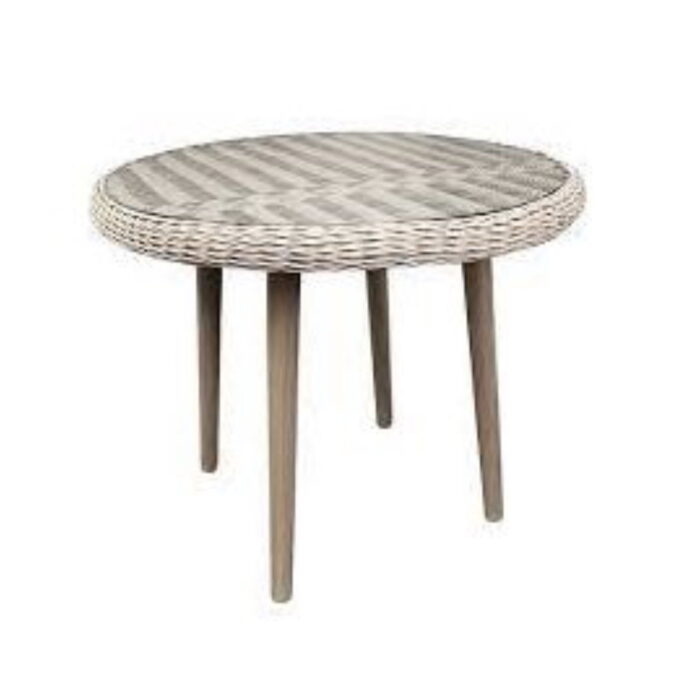 Own San Francisco Tuintafel dia 90×76 cm Off White – wit
