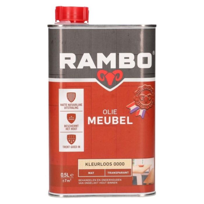 Rambo Olie meubel transparant mat 0,5l