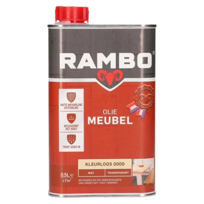 Rambo Olie meubel transparant mat 0,5l
