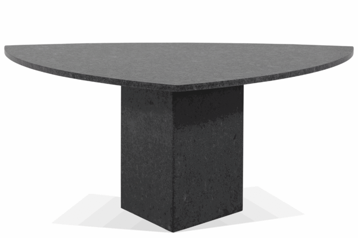 Garden Collections Graniet dining tuintafel triangel 170 cm – Grijs-antraciet