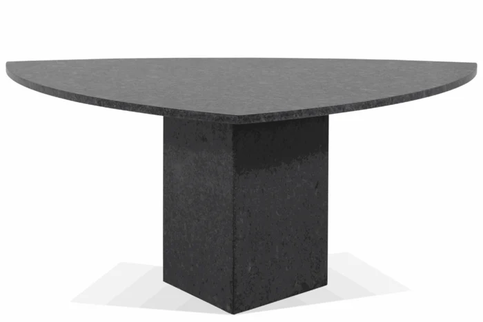 Garden Collections Graniet dining tuintafel triangel 170 cm - Grijs-antraciet