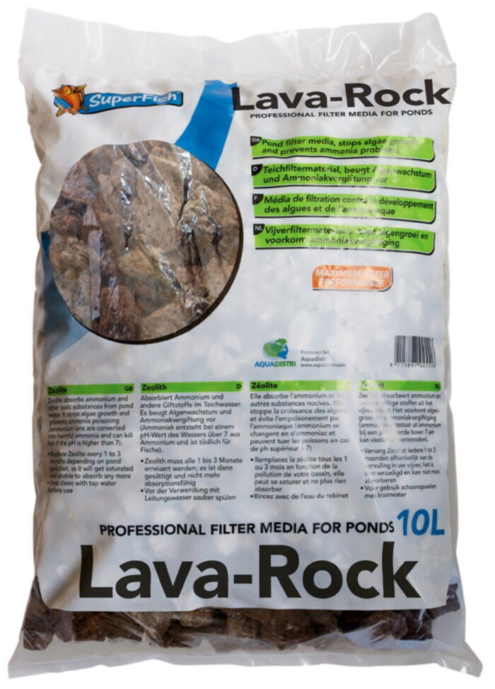 Superfish Filterlava Zak 10 Liter vijver