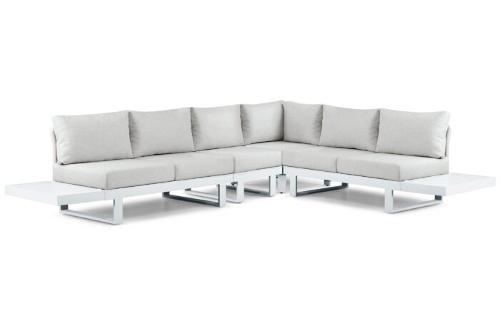 Lifestyle Garden Furniture Lorenzo hoek loungeset 6-delig – Wit
