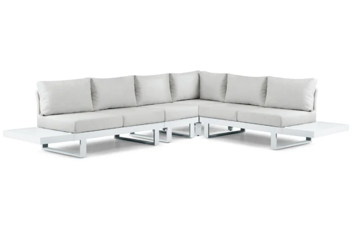 Lifestyle Garden Furniture Lorenzo hoek loungeset 6-delig - Wit