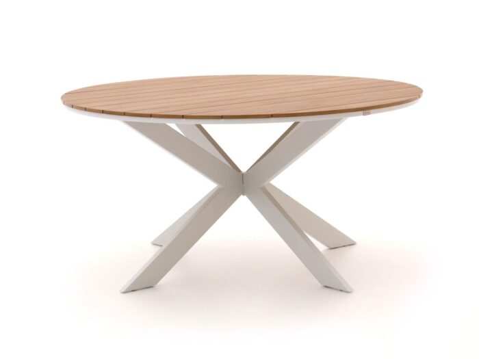 Bellagio tuinmeubelen Bellagio Fidenza dining tuintafel ø149cm Laagste prijsgarantie! – Wit