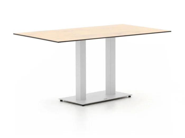 Forza Furniture Orta tuintafel 140x80x73cm - Wit