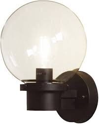Konstsmide Nemi wandlamp schemer zwart h29cm
