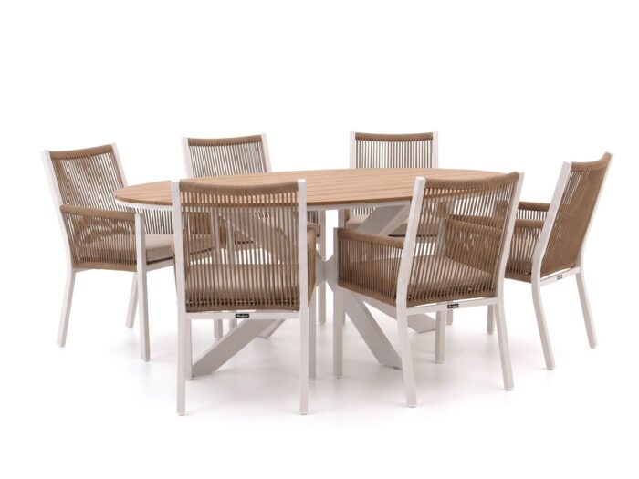 Manifesto Furniture Manifesto Rivola/Fidenza 180cm dining tuinset 7-delig Laagste prijsgarantie!
