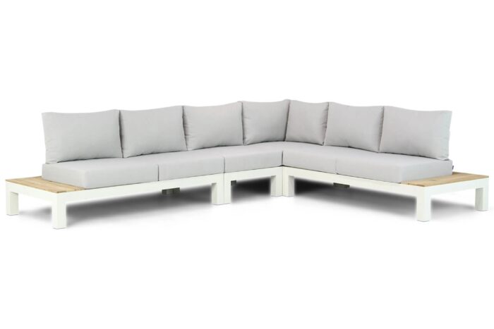 Lifestyle Garden Furniture Ravalla hoek loungeset 4-delig – Wit