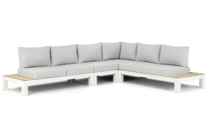 Lifestyle Garden Furniture Ravalla hoek loungeset 4-delig - Wit