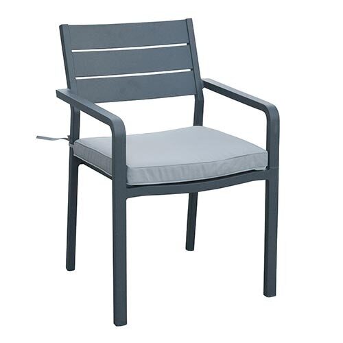 Own Barolo dining tuinstoel antraciet tuinmeubel – grijs
