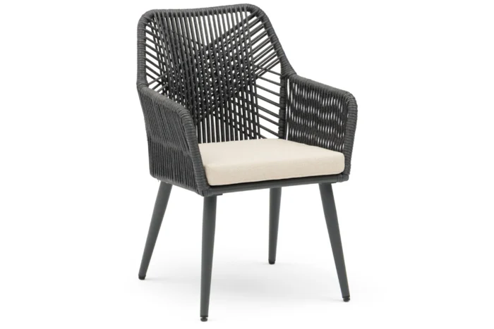 Coco Vedra dining tuinstoel - Grijs-antraciet