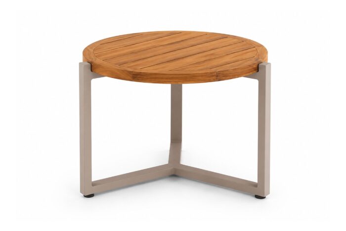 Apple Bee Monaco loungetafel 60 cm – Taupe-naturel-bruin