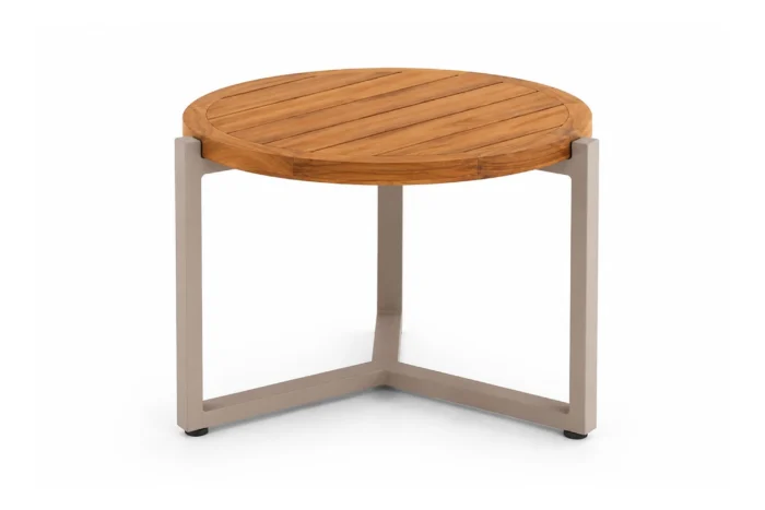 Apple Bee Monaco loungetafel 60 cm - Taupe-naturel-bruin